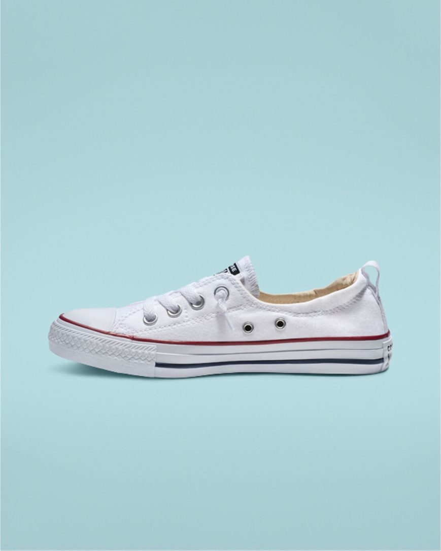 Zapatos Slip On Converse Chuck Taylor All Star Shoreline Mujer Blancas | PE E2W478